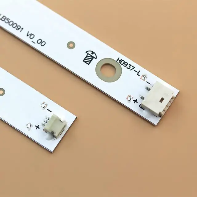 Alt view image 6 of 6 - LB50091 NS-50DF710NA19 LC-50LB601U NS-50DF711SE21 LB-PM3030-GJBBY504X8ABL2-L-T LB-PM3030-GJBBY504X8ABL2-R-T TPT500U1 TPT500J1 LED Backlight Strips for 50 inch tv