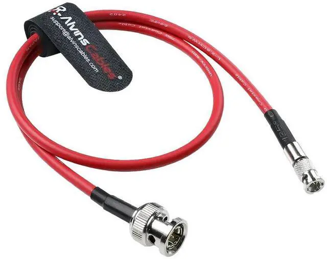Main image of Micro BNC to BNC Cable 12G-SDI High Speed 4K UHD Video Coaxial Cable, 75 Ohm Ultra-Soft for Blackmagic Video Assist 5" Monitor, Red 50CM|19.7inches