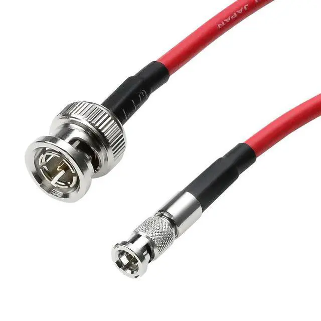 Alt view image 2 of 5 - Micro BNC to BNC Cable 12G-SDI High Speed 4K UHD Video Coaxial Cable, 75 Ohm Ultra-Soft for Blackmagic Video Assist 5" Monitor, Red 50CM|19.7inches