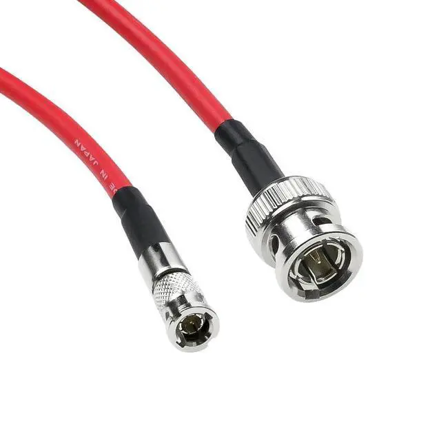 Alt view image 3 of 5 - Micro BNC to BNC Cable 12G-SDI High Speed 4K UHD Video Coaxial Cable, 75 Ohm Ultra-Soft for Blackmagic Video Assist 5" Monitor, Red 50CM|19.7inches
