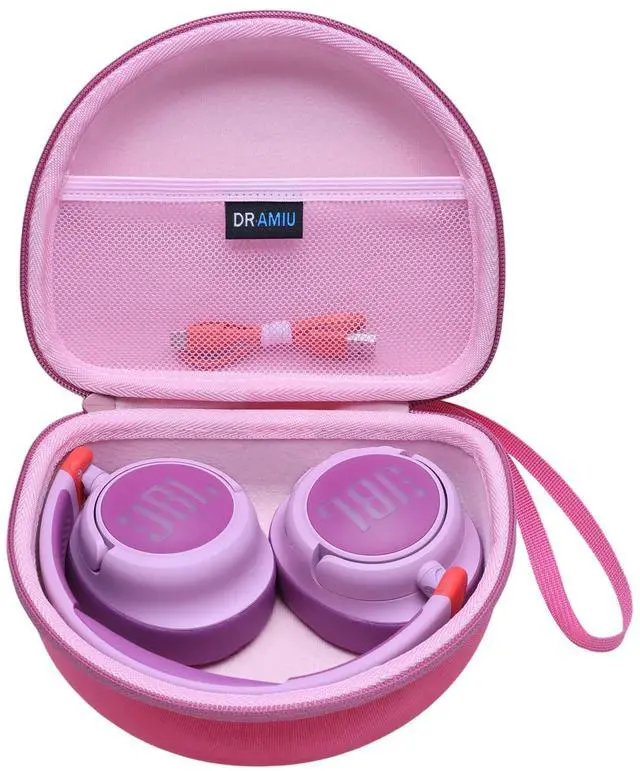 Main image of Hard Case for JBL Junior 470NC/320/320BTJR 460NC Kids Headphone Rose Pink | for iClever BTH12 HS19 BTH20 BTH22 BTH26/Candy Bila/Acer/JBL/MIDOLA/JoySpark/JLab/ADOOPE/eKids/EarFun Headphone (Case Only)