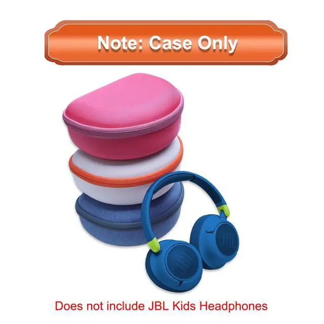 Alt view image 6 of 7 - Hard Case for JBL Junior 470NC/320/JR 460NC Kids Headphone, Blue | for iClever BTH12 HS19 BTH20 BTH22 BTH26/Candy Bila/Acer/JBL/MIDOLA/JoySpark/JLab/ADOOPE/eKids/EarFun Headphone (Case Only)