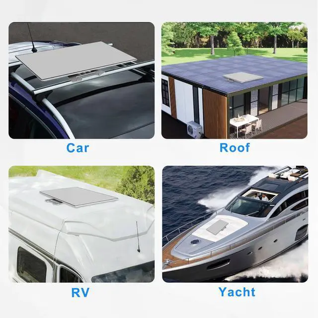 Alt view image 5 of 5 - Starlink Performance Gen 3 Roof Mount, Starlink Performance Flat Mount Kit with Stainless Steel Adapter, Fits RV, Boat, Metal or Roof Rails for Extreme Climates
