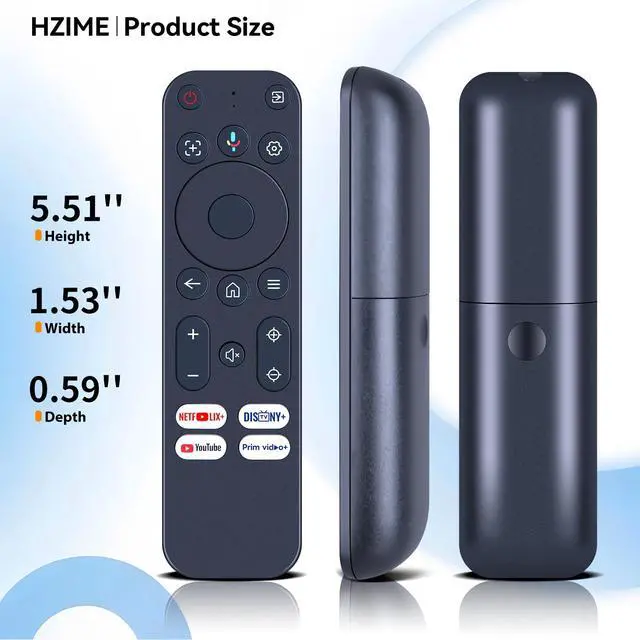 Alt view image 7 of 7 - Remote Control for Yaber K3 /K3 pro/ K2s /T2 /T2 Plus, TOPTRO TP3 Projector | No pairing required; easy to use