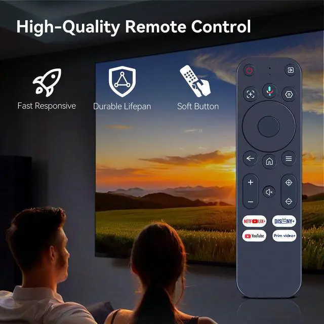 Alt view image 4 of 7 - Remote Control for Yaber K3 /K3 pro/ K2s /T2 /T2 Plus, TOPTRO TP3 Projector | No pairing required; easy to use
