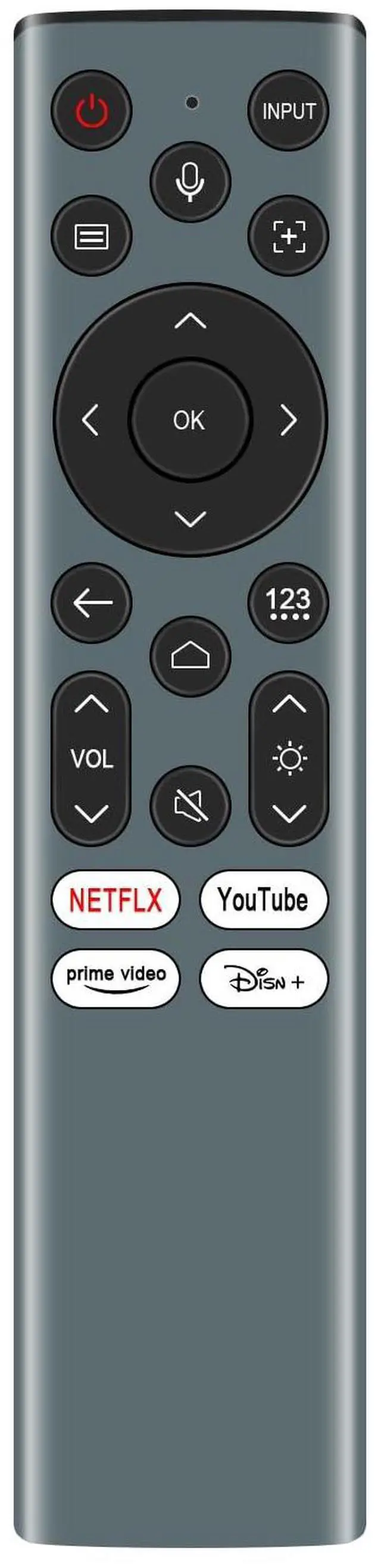 Main image of ERF6A82 Voice Backlight Remote Control Replacement Compatible with Hisense | C2, C2 Ultra, M2 Pro Projector
