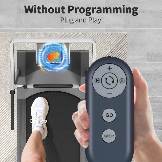 Alt view image 4 of 7 - Replacement Remote Control Compatible with UMAY 512 Walking Pad, 512N Under Desk Treadmill, P1 Small Treadmill
