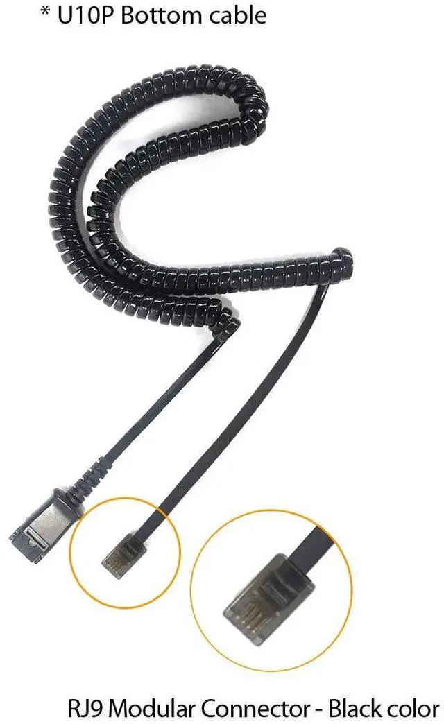 Alt view image 2 of 2 - U10P Bottom Cable Adapter with RJ9 Cable Jack