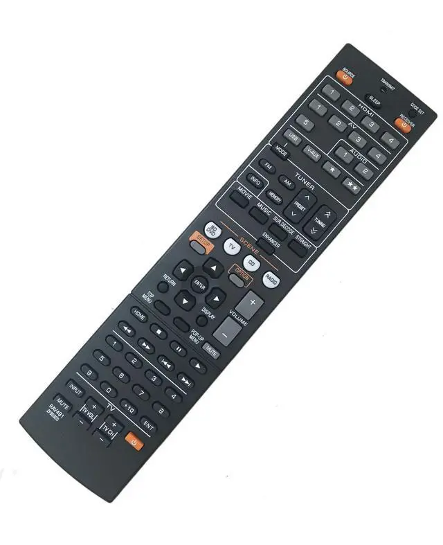 Alt view image 2 of 7 - Replacement Remote Control for Yamaha RX-V765 RX-V665 HTR-3067 HTR-5064 YHT-4910U RX-V377 YHT-595BL AV Receiver