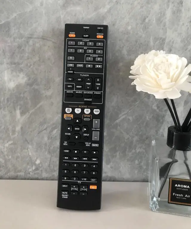 Alt view image 5 of 7 - Replacement Remote Control for Yamaha RX-V765 RX-V665 HTR-3067 HTR-5064 YHT-4910U RX-V377 YHT-595BL AV Receiver