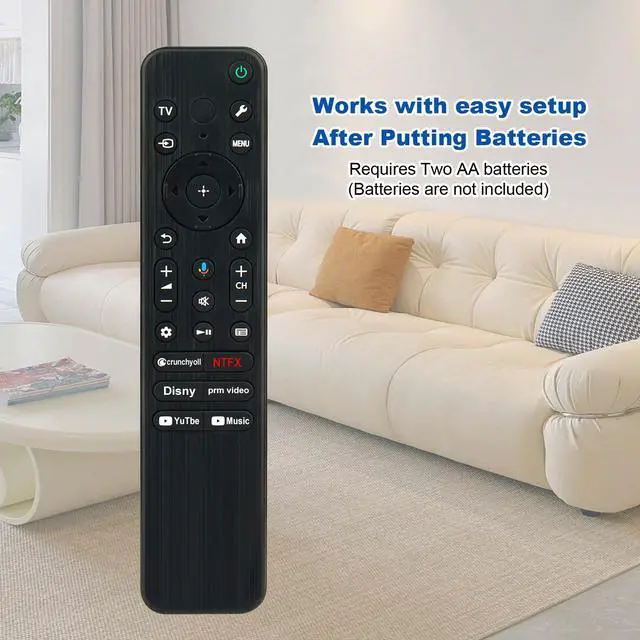Alt view image 5 of 7 - RMF-TX811U Replace Voice Remote Control fit for Sony 4K Ultra HD TV X77L | Series LED Smart Google TV KD65X77L KD55X77L KD50X77L KD43X77L KD75X77L KD85X77L KD-65X77CL KD-75X77CL