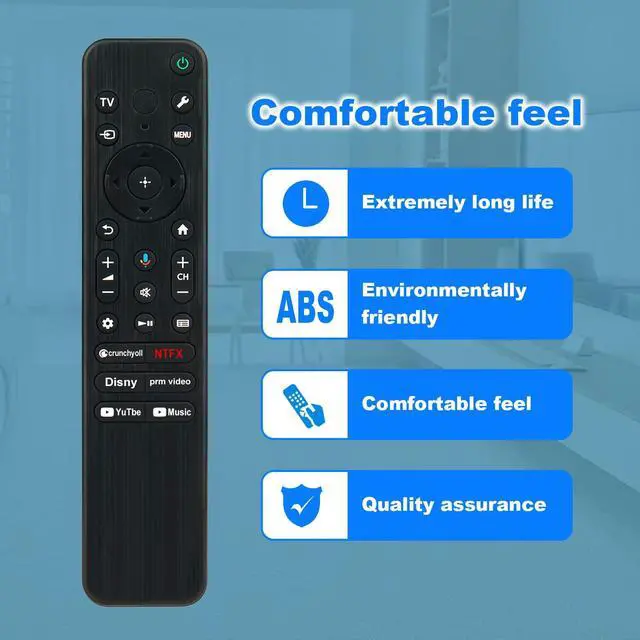 Alt view image 6 of 7 - RMF-TX811U Replace Voice Remote Control fit for Sony 4K Ultra HD TV X77L | Series LED Smart Google TV KD65X77L KD55X77L KD50X77L KD43X77L KD75X77L KD85X77L KD-65X77CL KD-75X77CL