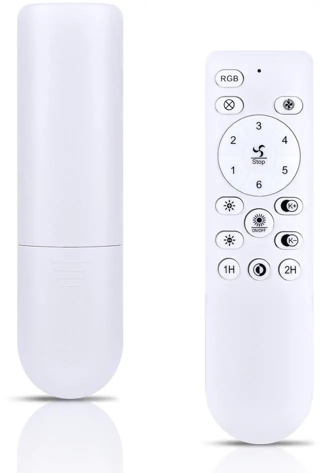 Main image of New Replacement Remote Control fit for HUMHOLD HDFSD-B01-BK HDFSD-B01-WT HDFSD-B01-GD, KMALAM SOGOTING 24" Ceiling Fan
