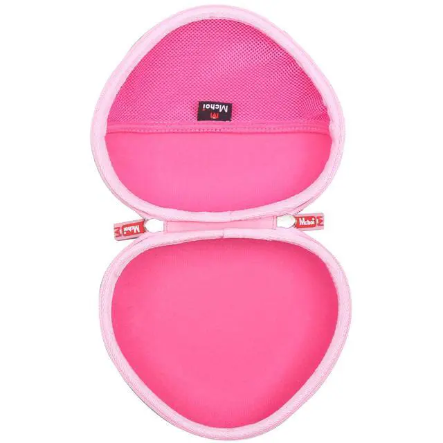 Alt view image 3 of 7 - Kids Headphones Case Compatible with Candy Bila BH03/ iClever BTH12 / HS19 / BTH26 / JoySpark-T5 Kids Headphones, Case Only (Pink)