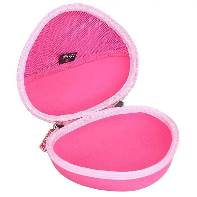 Alt view image 2 of 7 - Kids Headphones Case Compatible with Candy Bila BH03/ iClever BTH12 / HS19 / BTH26 / JoySpark-T5 Kids Headphones, Case Only (Pink)