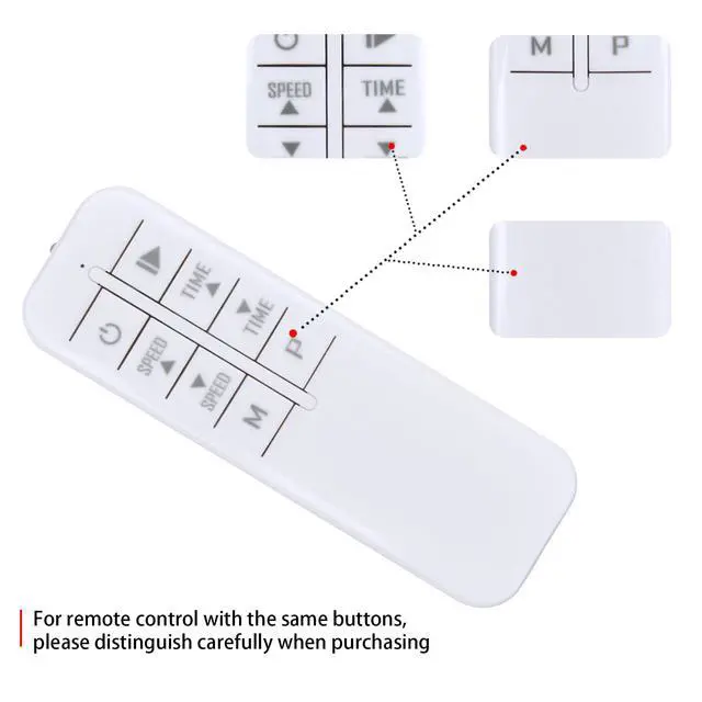 Alt view image 5 of 7 - Universal Replacement Remote Control for Vibration Plate Exercise Machine (Make Sure The Buttons On Your Old Remote is Same with Pic)