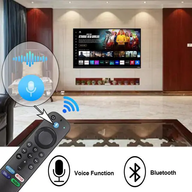 Alt view image 3 of 7 - Replacement Voice Remote Control L5B83G Compatible with Fire Smart TVs Cube (3rd Gen), Smart TVs Stick 4K (2nd & 3rd Gen), Smart TVs Stick (3rd Gen)