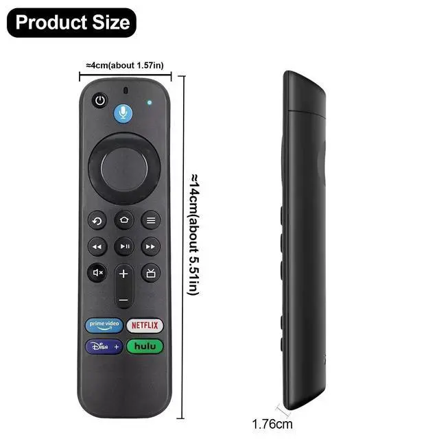 Alt view image 7 of 7 - Replacement Voice Remote Control L5B83G Compatible with Fire Smart TVs Cube (3rd Gen), Smart TVs Stick 4K (2nd & 3rd Gen), Smart TVs Stick (3rd Gen)