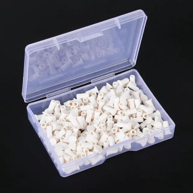 Alt view image 2 of 4 - LC Fiber Optic Dust Caps, 200 Pack 1.25mm LC Dust Caps for LC Fiber Optic Connector Ceramic Plug