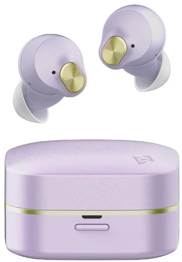 Main image of TE-Q3 Small Active Noise Cancelling Wireless Earbuds, Bluetooth 5.3, Multipoint Connection, Built-in Mic, Medical Grade Silicone, Up to 42 Hours Playtime, IPX4 Waterproof (Lavender)
