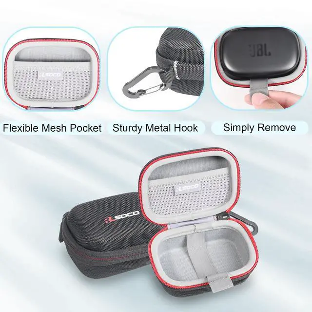 Alt view image 3 of 6 - Case for JBL Endurance Peak 3 Dust and Water Proof (IP68) True Wireless Active Earbuds (Case Only)