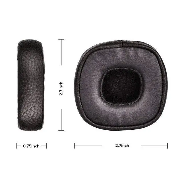 Alt view image 4 of 7 - Major III Earpads Replacement Ear Pads Cushions Muffs Repair Parts Compatible with Marshall Major III 3 Wired/Wireless Bluetooth On-Ear Headphone (Brown)
