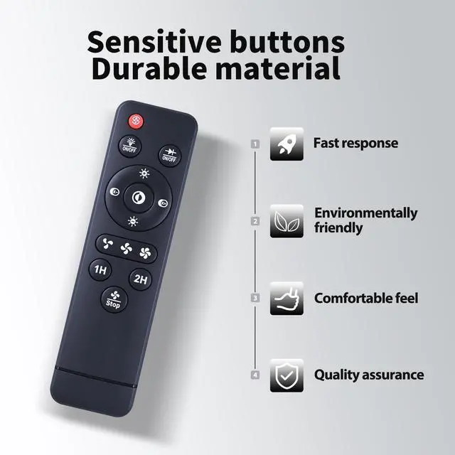 Alt view image 3 of 7 - Remote Control for PINFM 20In Bladeless Ceiling Fan Lights 1008355198 | for Mpayel Ceiling Fan Light B7865 B7870-RGB B7611-RGB