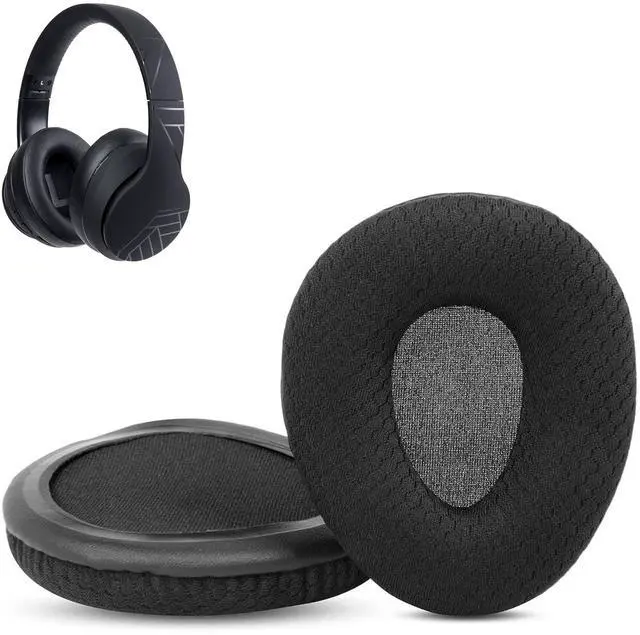 Main image of PowerLocus Ear Pads Replacement Compatible with PowerLocus Bluetooth Over-Ear Heaphone(Textile Fabric and Memory Foam Ear Cushions)