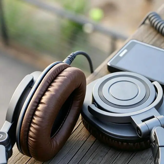 Alt view image 7 of 7 - Replacement Ear Pads for Audio Technica ATH M50X M50XBT M50RD M40X M30X M20X MSR7 SX1 Monitor Headphones, Headset Ear Cushions, Headset Earpads, Ear Cups Cover (Brown)