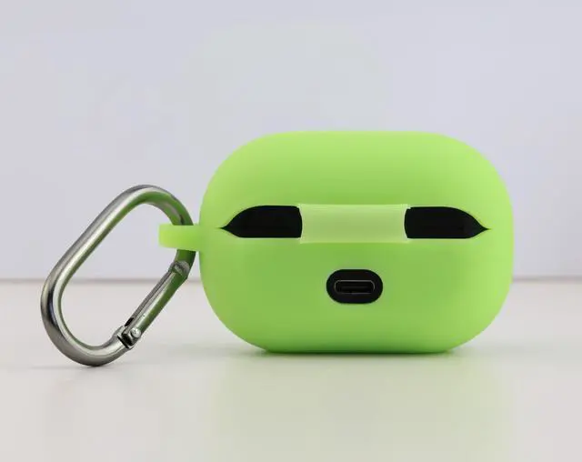 Alt view image 7 of 7 - LEFXOMPHY Glow Green Case Cover for Tozo OpenEarRing True Open Ear Earbuds | Open Earring Silicone Protector, T13064 Earbuds Glove, Glow in Dark Protective Skin