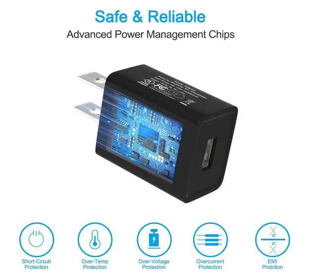 Alt view image 4 of 5 - USB Wall Charger Adapter Charging Cable for JLab Go Ai Pop/Sport, Epic Air Sport ANC, Charging Cord for JBuds Air/Sport/Executive/Pro/Play Gaming/ANC Wireless Bluetooth Earbuds Case Adapter