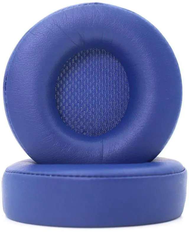 Main image of Replacement Ear Pads Compatible with Beats Solo Pro Headphone Blue | Memory Foam/Protein Leather Earpads Earmuffs