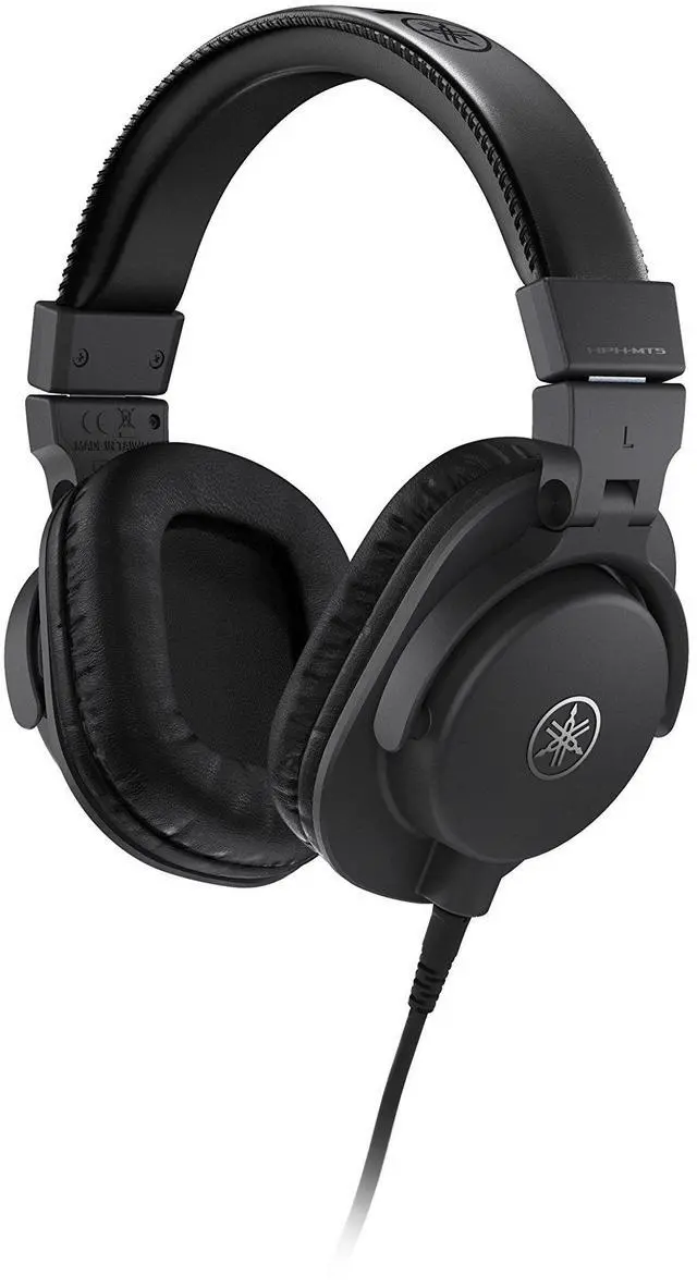 Main image of HPH-MT5 Studio Headphones - Foldable Monitor Headphones with 3m Cable and 6.3mm Standard Stereo Adapter Plug, Black