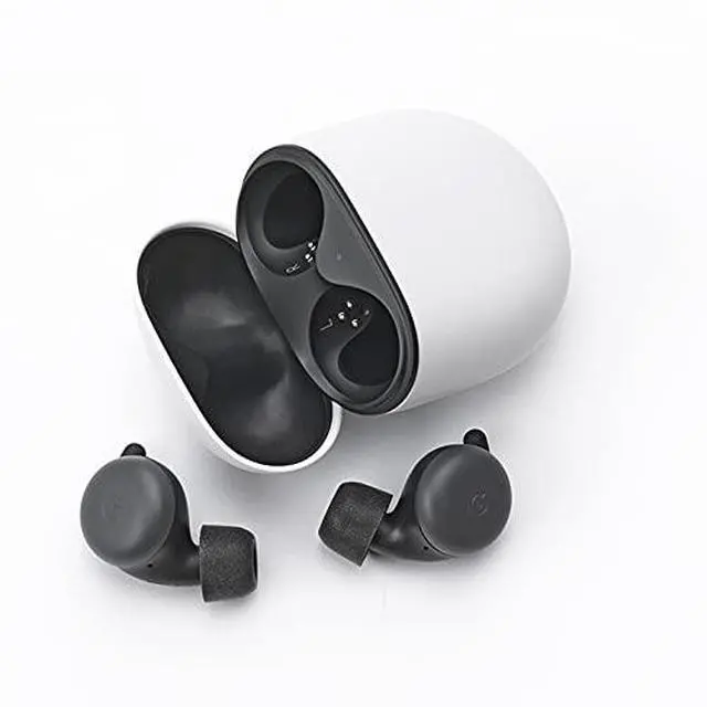 Alt view image 4 of 6 - Memory Foam Replacement Ear Tips, Black, Medium (3 Pairs) | For Google Pixel Buds & Google Pixel Buds A-Series, Ultimate Comfort, Secure Fit, Superior Noise Isolation