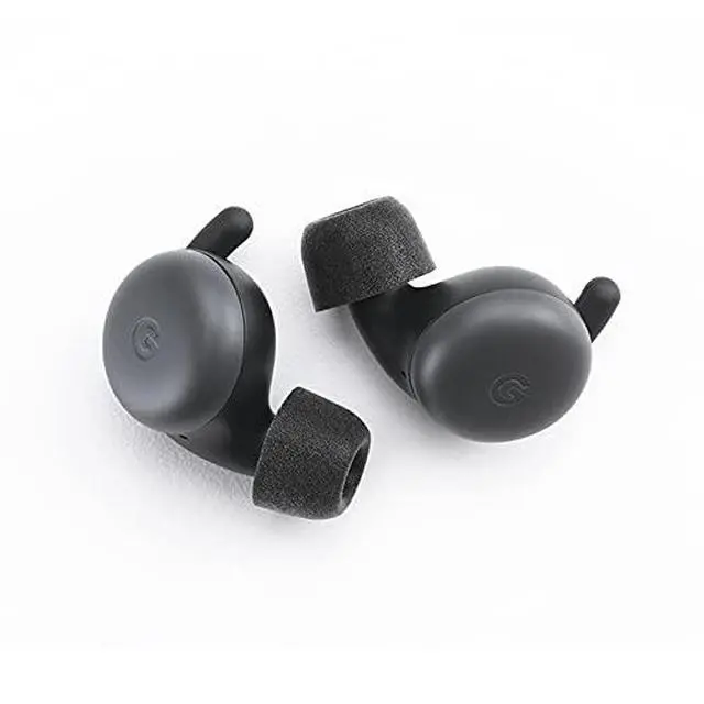 Alt view image 6 of 6 - Memory Foam Replacement Ear Tips, Black, Medium (3 Pairs) | For Google Pixel Buds & Google Pixel Buds A-Series, Ultimate Comfort, Secure Fit, Superior Noise Isolation