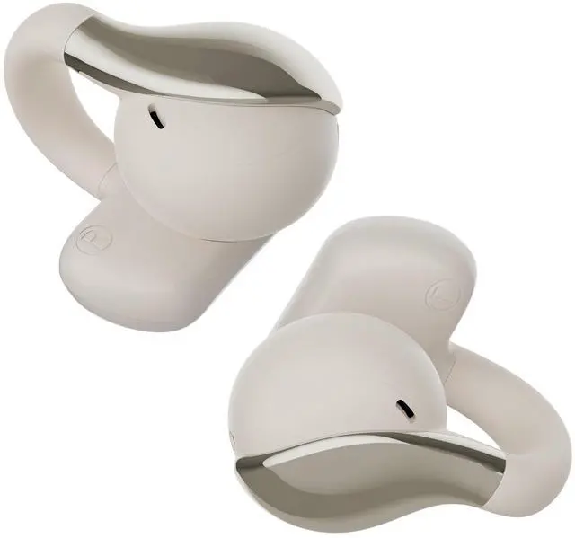 Main image of Open Ear AC225 Earbuds, Stereo Sound, Bluetooth 6.0 Open Ear Headphones, Lightweight Comfort Clip On Earbuds with ENC Mic for Clear Calls, 36H Playtime, Touch Control, IPX6 Waterproof, White
