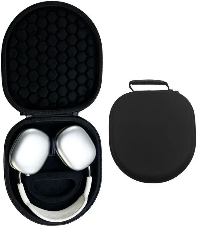 Main image of Hard Case,Smart Case for Apple AirPods Max and Airpods Max 2 | Built-in Sleep Mode,Travel Protective Carrying Case,Shock-Resistant Storage BoxBlack