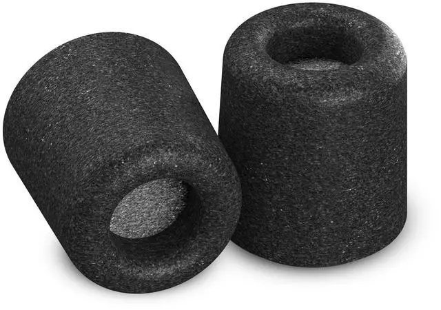 Main image of Isolation Plus Memory Foam Ear Tips with WaxGuard, Black Small | 3 Pairs, for Sony MDR-XB50AP, XBA-Z5, MDR-EX1000, XBA-A2, WI-1000X & More