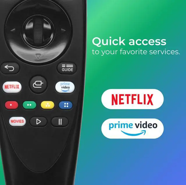 Alt view image 4 of 6 - Voice Magic Remote Control MR20GA AKB75855501 for LG Smart TV, Replacement for Original LG Magic Remote with Pointer Navigation and Voice Search