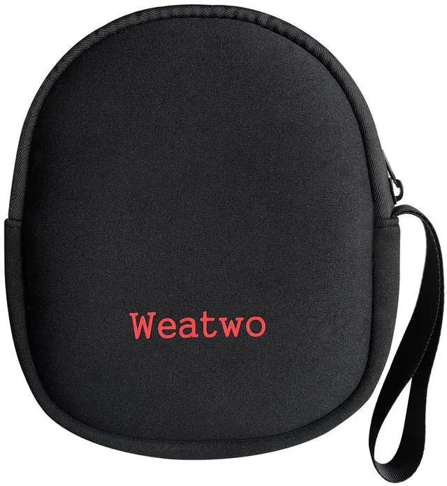 Main image of Headphone Storage Bag for Travel Carrying SBR Lightweight Headset Case | Bag for Foldable Over Ear Headphones/Neckband Earbuds, Fit for Sony, Skullcandy, Plantronics, Bose, Beats, JBL, Sennheiser