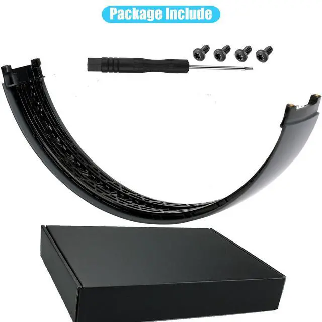 Alt view image 5 of 6 - Studio 3 Headband Replacement Parts Accessories Studio3 Arch Head Band Cover Pad Repair Kit Compatible with Beats Studio 3 Wireless Top Headband. (Shadow Gray)
