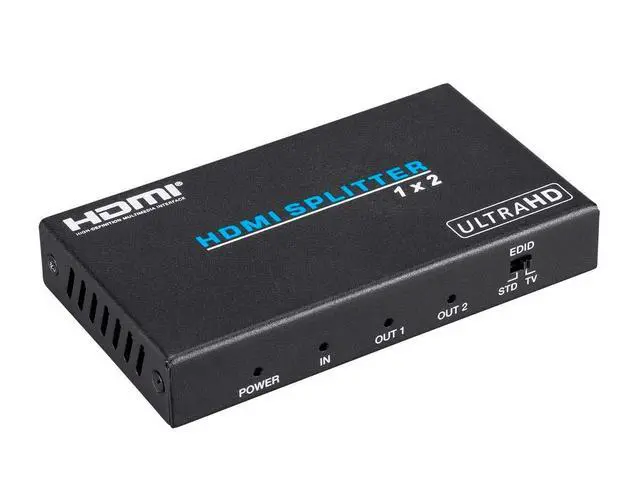 Alt view image 2 of 6 - Blackbird 4K Pro 1x2 HDMI Splitter - HDR, 18Gbps, 4K 60Hz, YCbCr 4:4:4, With HDCP 2.2 Support (Compatible with PS4/5 Xbox Apple TV Fire Stick Roku Blu-Ray Player)
