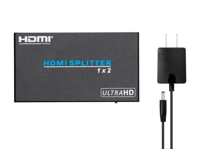 Alt view image 6 of 6 - Blackbird 4K Pro 1x2 HDMI Splitter - HDR, 18Gbps, 4K 60Hz, YCbCr 4:4:4, With HDCP 2.2 Support (Compatible with PS4/5 Xbox Apple TV Fire Stick Roku Blu-Ray Player)