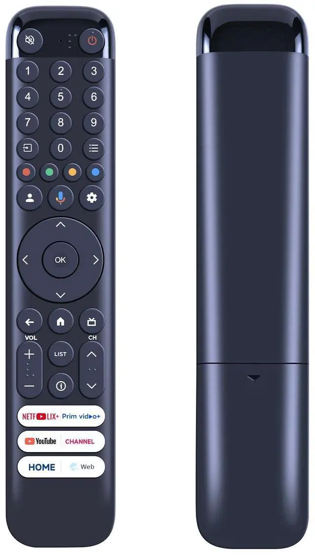 Main image of Replacement Voice Remote Control for RC833 GUB1 TCL Smart TVs C645 C745 C845 Series, 65C845 50 55 75 65C745 43LC645 miniLED LCD Models