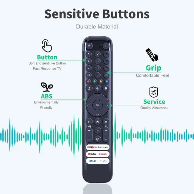 Alt view image 3 of 6 - Replacement Voice Remote Control for RC833 GUB1 TCL Smart TVs C645 C745 C845 Series, 65C845 50 55 75 65C745 43LC645 miniLED LCD Models