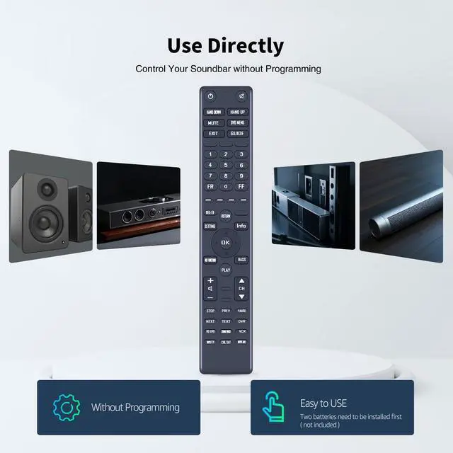 Alt view image 4 of 6 - Remote for Bose CineMate GS Series II MX-2-44-C 2.1SR Home Theater | Easy pairing,Responsive control,for PGAIOB00CLUM7TO/MX-2-44-C