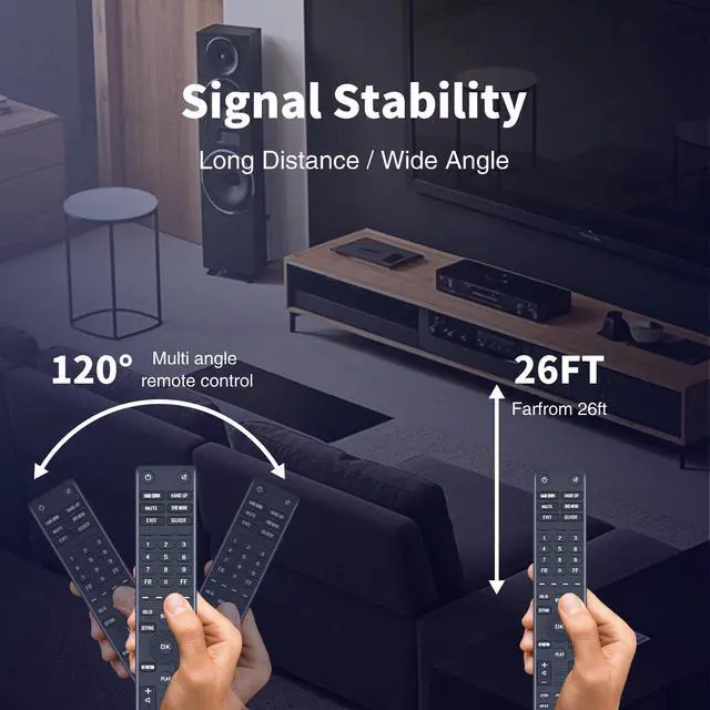 Alt view image 6 of 6 - Remote for Bose CineMate GS Series II MX-2-44-C 2.1SR Home Theater | Easy pairing,Responsive control,for PGAIOB00CLUM7TO/MX-2-44-C