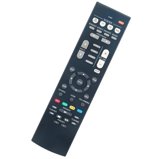 Alt view image 2 of 6 - RAV561 ZZ43210 Replacement Remote Control Applicable for Yamaha AV Receiver | RX-V385 HTR-3072 YHT-4950U YHT-4950UBL RX-V385BL RXV385 HTR3072 YHT4950U YHT4950UBL RXV385BL