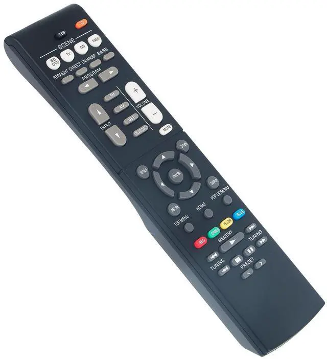 Alt view image 5 of 6 - RAV561 ZZ43210 Replacement Remote Control Applicable for Yamaha AV Receiver | RX-V385 HTR-3072 YHT-4950U YHT-4950UBL RX-V385BL RXV385 HTR3072 YHT4950U YHT4950UBL RXV385BL