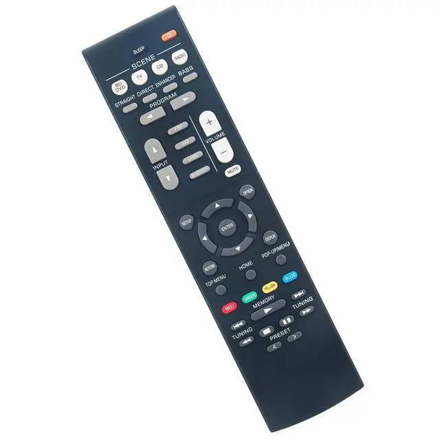 Alt view image 3 of 6 - RAV561 ZZ43210 Replacement Remote Control Applicable for Yamaha AV Receiver | RX-V385 HTR-3072 YHT-4950U YHT-4950UBL RX-V385BL RXV385 HTR3072 YHT4950U YHT4950UBL RXV385BL